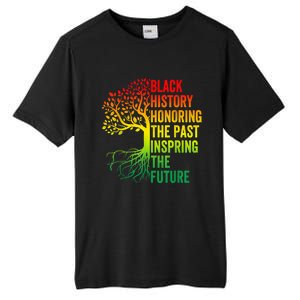 Honoring The Past Inspiring The Future Black History Month Tall Fusion ChromaSoft Performance T-Shirt