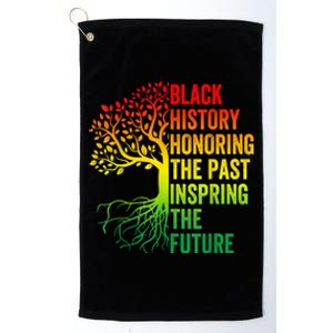 Honoring The Past Inspiring The Future Black History Month Platinum Collection Golf Towel