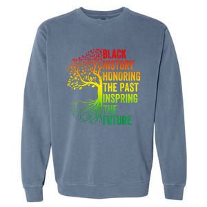 Honoring The Past Inspiring The Future Black History Month Garment-Dyed Sweatshirt