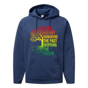 Honoring The Past Inspiring The Future Black History Month Performance Fleece Hoodie