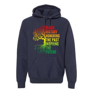 Honoring The Past Inspiring The Future Black History Month Premium Hoodie