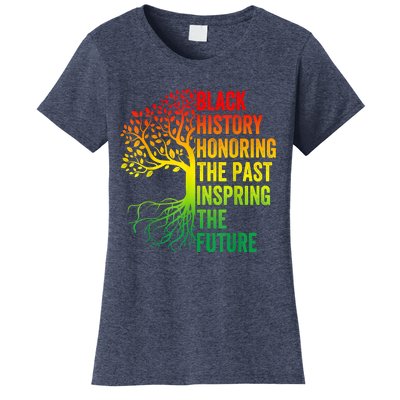 Honoring The Past Inspiring The Future Black History Month Women's T-Shirt