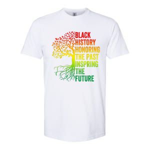 Honoring The Past Inspiring The Future Black History Month Softstyle CVC T-Shirt