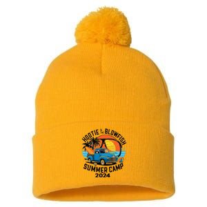 Hootie The Puffer Fish Summer 2024 Camping Adventure Pom Pom 12in Knit Beanie