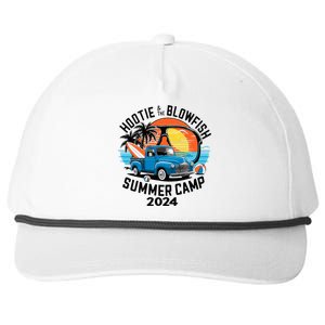 Hootie The Puffer Fish Summer 2024 Camping Adventure Snapback Five-Panel Rope Hat