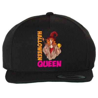 Hail The Queen Of Halloween Great Gift Wool Snapback Cap