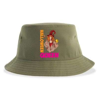 Hail The Queen Of Halloween Great Gift Sustainable Bucket Hat