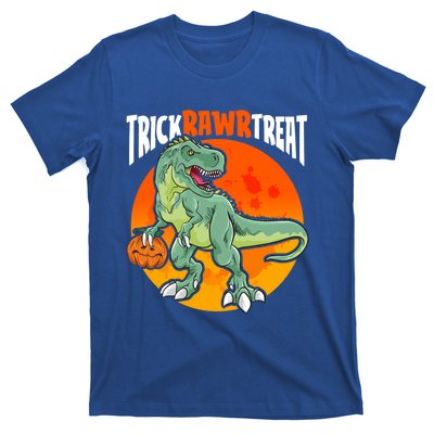 Halloween T Rex Costume Funny Trick Rawr Treat Dinosaur Gift T-Shirt