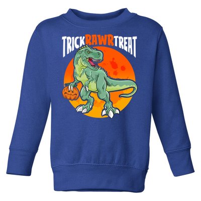 Halloween T Rex Costume Funny Trick Rawr Treat Dinosaur Gift Toddler Sweatshirt