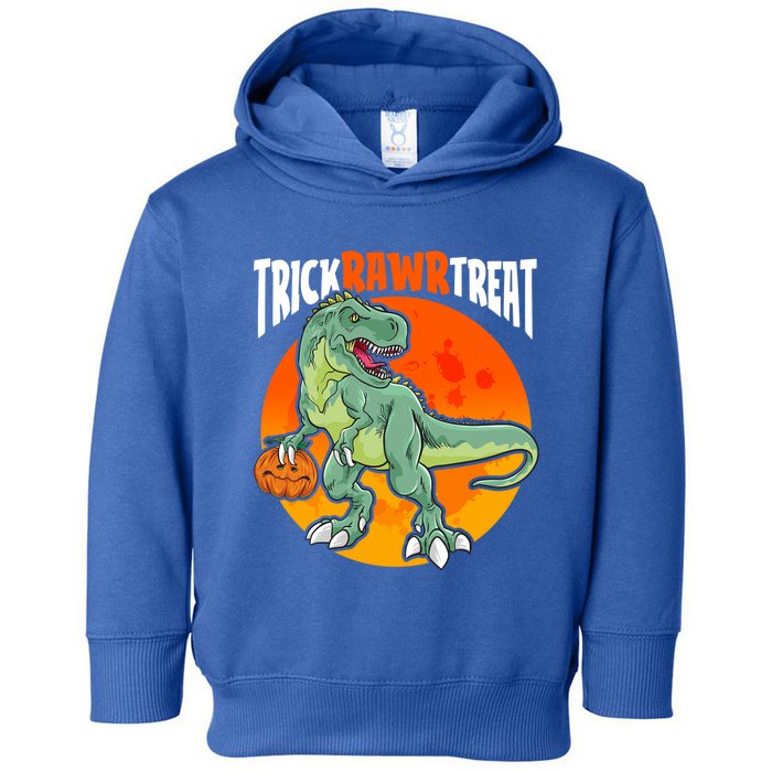 Halloween T Rex Costume Funny Trick Rawr Treat Dinosaur Gift Toddler Hoodie