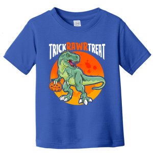 Halloween T Rex Costume Funny Trick Rawr Treat Dinosaur Gift Toddler T-Shirt