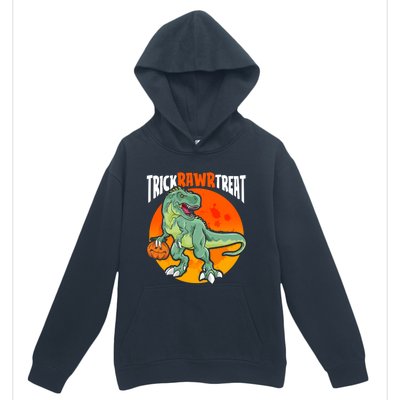 Halloween T Rex Costume Funny Trick Rawr Treat Dinosaur Gift Urban Pullover Hoodie