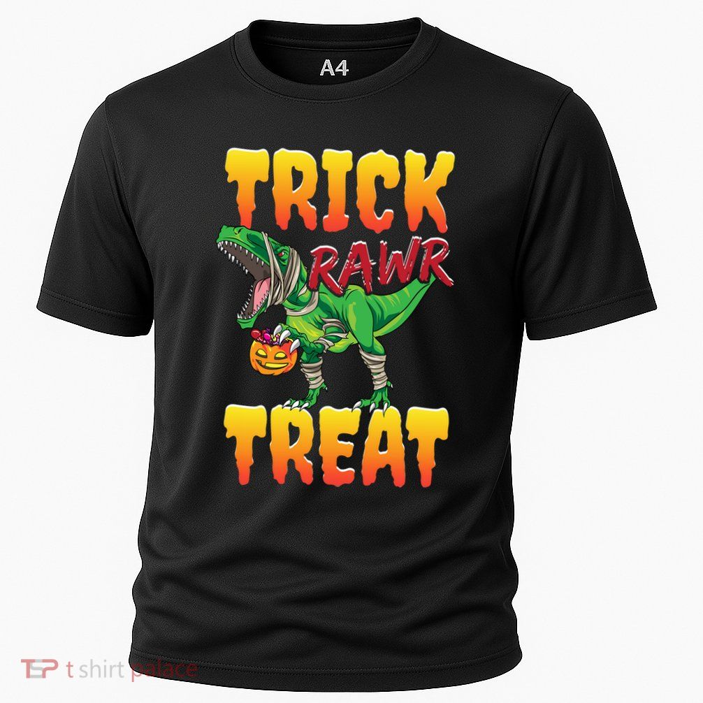 Halloween T Rex Dinosaur Costume Trick Rawr Treat Gift Performance Shirt