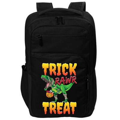 Halloween T Rex Dinosaur Costume Trick Rawr Treat Gift Impact Tech Backpack