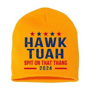 Hawk Tuah Retro 24 Short Acrylic Beanie