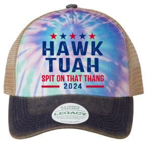 Hawk Tuah Retro 24 Legacy Tie Dye Trucker Hat