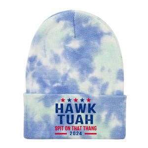 Hawk Tuah Retro 24 Tie Dye 12in Knit Beanie