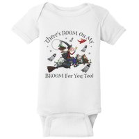 Halloween ThereS Room On My Broom For You Too Teacher Baby Bodysuit