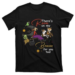 Halloween ThereS Room On My Broom For You Too Teacher Design T-Shirt