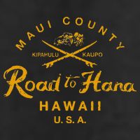 Hawaii The Road To Hana Maui Hawaiian 7 Panel Mesh Trucker Snapback Hat