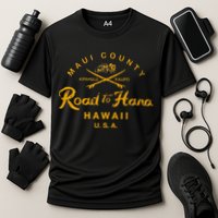 Hawaii The Road To Hana Maui Hawaiian Cooling Performance Crew T-Shirt