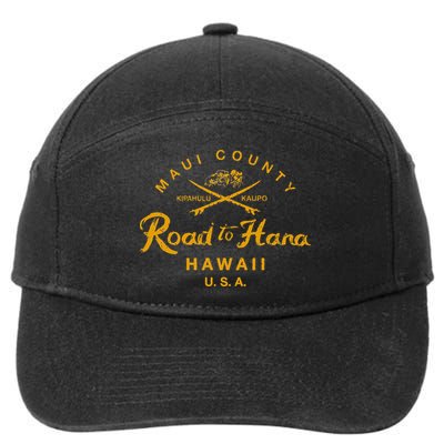 Hawaii The Road To Hana Maui Hawaiian 7-Panel Snapback Hat