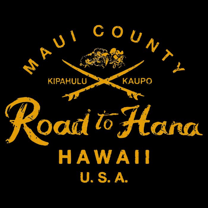 Hawaii The Road To Hana Maui Hawaiian 7-Panel Snapback Hat