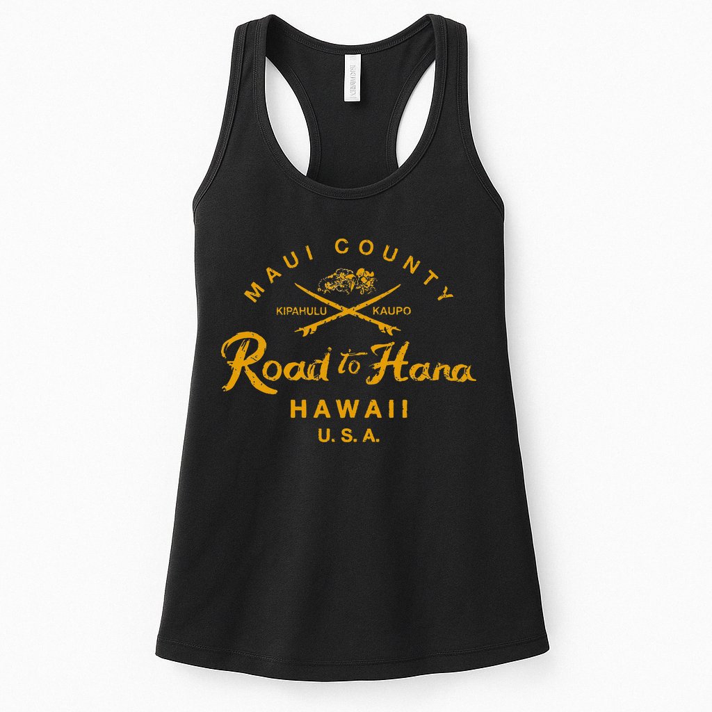 Hawaii The Road To Hana Maui Hawaiian Womens Tank Top