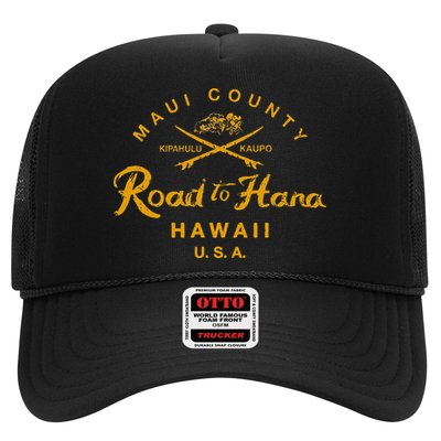 Hawaii The Road To Hana Maui Hawaiian Trucker Hat