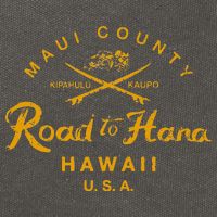 Hawaii The Road To Hana Maui Hawaiian Cotton Canvas Backpack