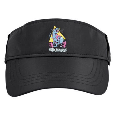 Hunkasaurus T rex Dinosaur Funny Gym & Workout Adult Drive Performance Visor