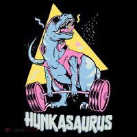 Hunkasaurus T rex Dinosaur Funny Gym & Workout Sustainable Beanie