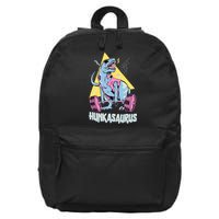 Hunkasaurus T rex Dinosaur Funny Gym & Workout 16 in Basic Backpack