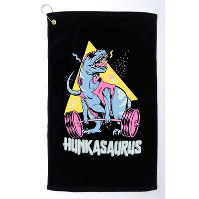 Hunkasaurus T rex Dinosaur Funny Gym & Workout Golf Towel