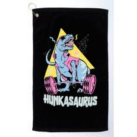 Hunkasaurus T rex Dinosaur Funny Gym & Workout Golf Towel