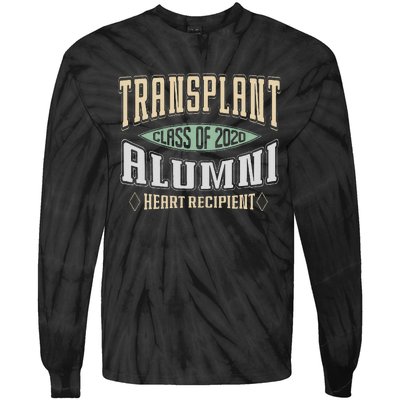 Heart Transplant Recipient A 2020 Transplant Alumni Vintage Tie-Dye Long Sleeve Shirt