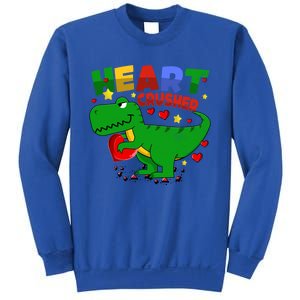 Heart T Rex Crusher Dinosaur Valentines Day Gift Sweatshirt