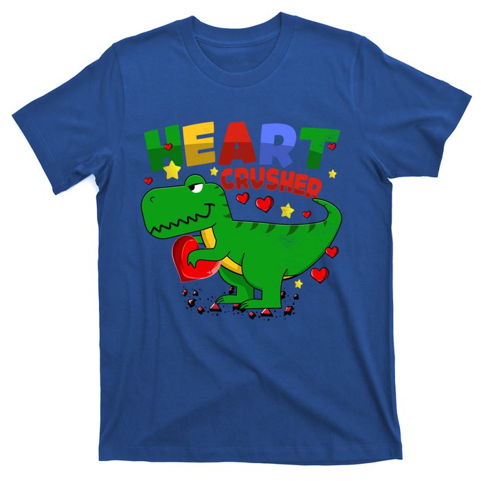 Heart T Rex Crusher Dinosaur Valentines Day Gift T-Shirt