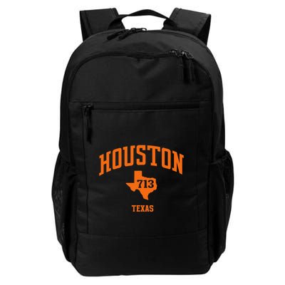 Houston Texas Retro Vintage 713 Htown Backpack