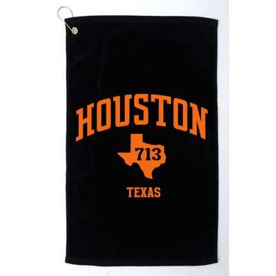 Houston Texas Retro Vintage 713 Htown Golf Towel