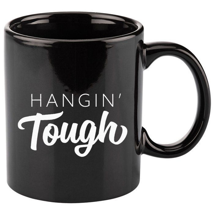 Hangin Tough Retro 80s Gift 11oz C Handle Ceramic Mug