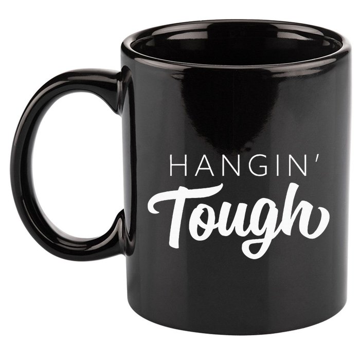 Hangin Tough Retro 80s Gift 11oz C Handle Ceramic Mug