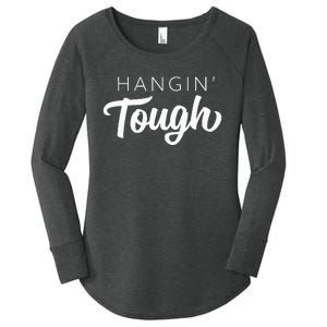 Hangin Tough Retro 80s Gift Women's Perfect Tri Tunic Long Sleeve Shirt