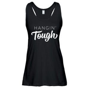 Hangin Tough Retro 80s Gift Ladies Essential Flowy Tank