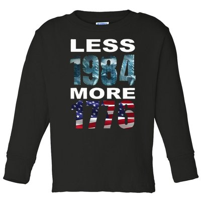 Hirez The Rapper Less 1984 More 1776 Toddler Long Sleeve Shirt