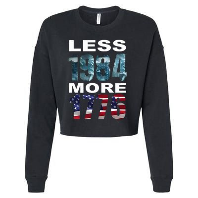 Hirez The Rapper Less 1984 More 1776 Cropped Pullover Crew