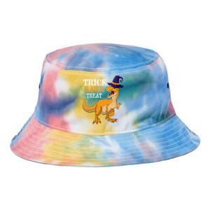 Halloween T Rex Dinosaur Trick Rawr Treat Meaningful Gift Tie Dye Newport Bucket Hat