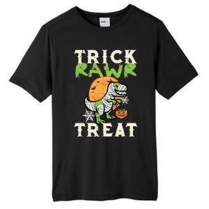 Halloween Trick Rawr Treat Dino Trex Costume Cool Gift Tall Fusion ChromaSoft Performance T-Shirt