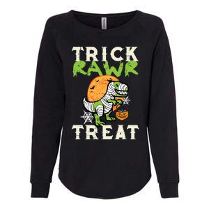 Halloween Trick Rawr Treat Dino Trex Costume Cool Gift Womens California Wash Sweatshirt