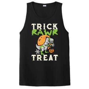 Halloween Trick Rawr Treat Dino Trex Costume Cool Gift PosiCharge Competitor Tank